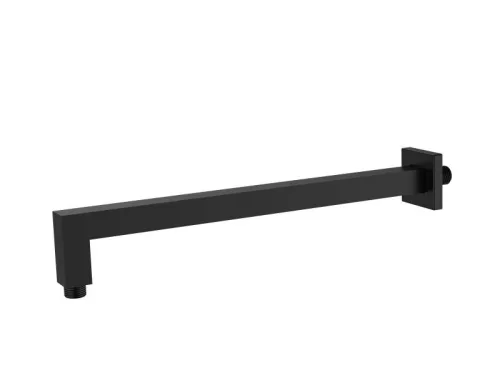 Zuhanykar, AREZZO design Square 40 cm-es szögletes zuhanykar matt fekete AR-6000MB