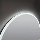 Tükör, AREZZO design LED okos tükör 80 cm-es kerek+állítható fényerő,páramentesítő funkció,óra,hő