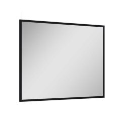   Tükör, AREZZO design Fordítható tükör keretben 100/80, fekete,19 mm, fordítható
