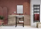 Tükör, AREZZO design Keretes tükör 70/80, fekete, 19 mm