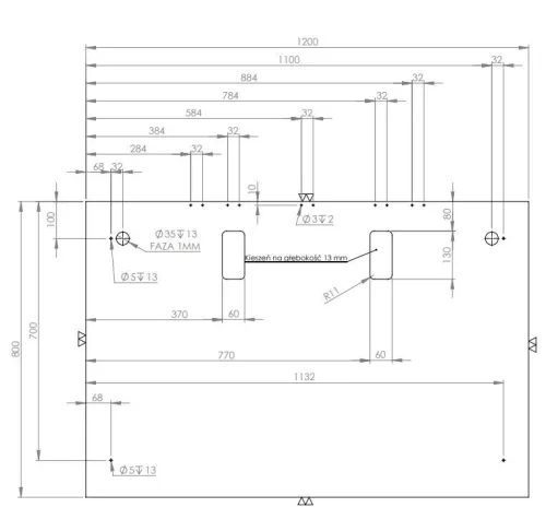 Tükör, AREZZO design SOTE 120 tükör