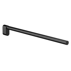   Törölközőtartó, AREZZO design NORO 1 ágú törölközőtartó, fekete