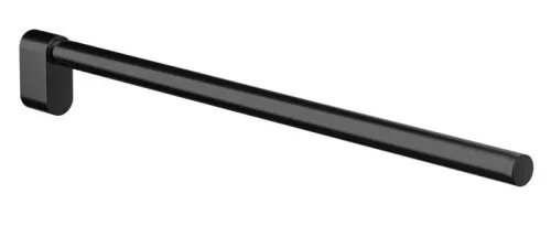 Törölközőtartó, AREZZO design NORO 1 ágú törölközőtartó, fekete