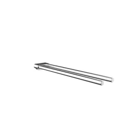   Törölközőtartó, AREZZO design NORO 2 ágú törölközőtartó, króm