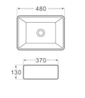 Mosdó, AREZZO design Placa mosdótál AR-058