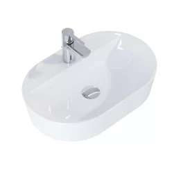   Mosdó, AREZZO design pultra ültethető mosdó BABETTE 62X41