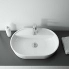 Mosdó, AREZZO design pultra ültethető mosdó BABETTE 62X41