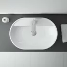 Mosdó, AREZZO design pultra ültethető mosdó BABETTE 62X41