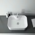Mosdó, AREZZO design pultra ültethető mosdó FIONA 48x37