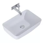 Mosdó, AREZZO design pultra ültethető mosdó NOMIA 50x39, matt v. szürke