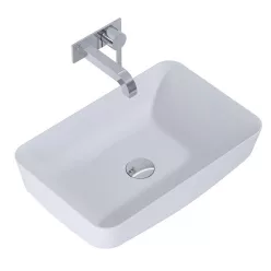   Mosdó, AREZZO design pultra ültethető mosdó NOMIA 50x39, matt v. szürke