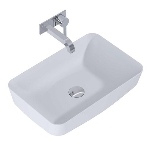Mosdó, AREZZO design pultra ültethető mosdó NOMIA 50x39, matt v. szürke