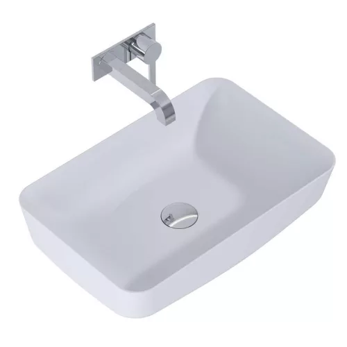 Mosdó, AREZZO design pultra ültethető mosdó NOMIA 50x39, matt v. szürke