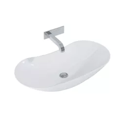 Mosdó, AREZZO design pultra ültethető mosdó PIATO 73x38