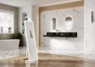Mosdó, AREZZO design pultra ültethető mosdó RENI 46x33, matt fekete