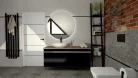 Mosdó, AREZZO design pultra ültethető mosdó RIKA 52x40