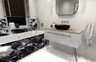 Mosdó, AREZZO design pultra ültethető mosdó RIKA 52x40 matt fekete