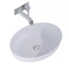 Mosdó, AREZZO design pultra ültethető mosdó RIKA 52x40 matt v. szürke