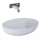 Mosdó, AREZZO design pultra ültethető mosdó RIKA 52x40 matt v. szürke