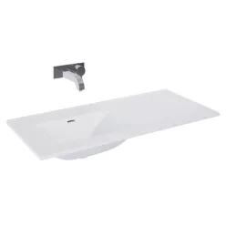   Mosdó, AREZZO design SKAPPA 100 cm-es mosdó (60+40) balos CSAPLYUK NÉLKÜL