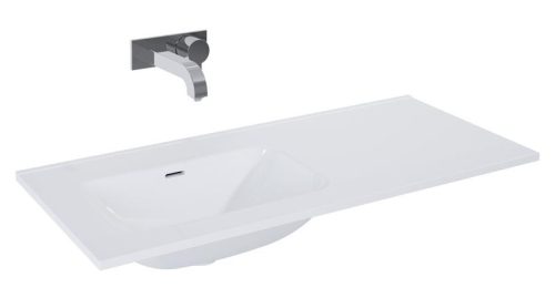 Mosdó, AREZZO design SKAPPA 100 cm-es mosdó (60+40) balos CSAPLYUK NÉLKÜL