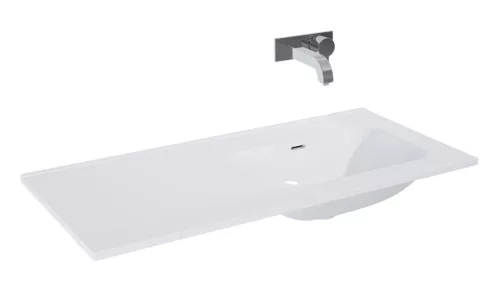 Mosdó, AREZZO design SKAPPA 100 cm-es mosdó (60+40) jobbos CSAPLYUK NÉLKÜL