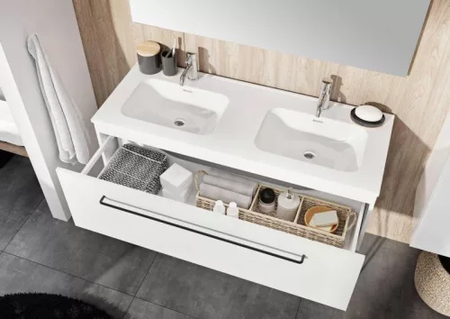 Mosdó, AREZZO design SKAPPA 120 cm-es dupla mosdó