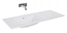 Mosdó, AREZZO design SKAPPA 120 cm-es mosdó (80+40) balos CSAPLYUK NÉLKÜL