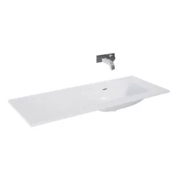   Mosdó, AREZZO design SKAPPA 120 cm-es mosdó (80+40) jobbos CSAPLYUK NÉLKÜL