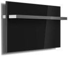 Radiátor, AREZZO design ONYX 1  BLACK  elektromos törölközőszárító radiátor