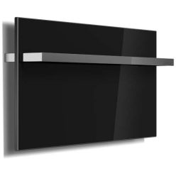   Radiátor, AREZZO design ONYX 1  BLACK  elektromos törölközőszárító radiátor