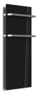 Radiátor, AREZZO design ONYX 2  BLACK elektromos törölközőszárító radiátor