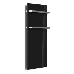   Radiátor, AREZZO design ONYX 2  BLACK elektromos törölközőszárító radiátor