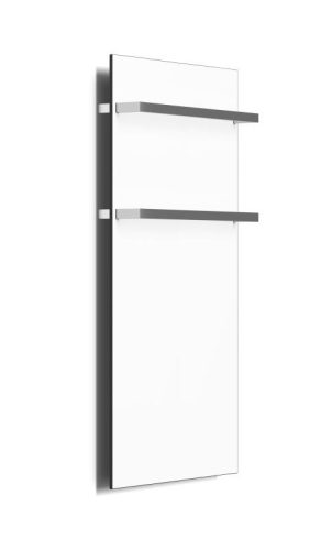 Radiátor, AREZZO design ONYX 2 WHITE  elektromos törölközőszárító radiátor