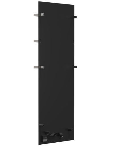 Radiátor, AREZZO design ONYX 3 BLACK elektromos törölközőszárító radiátor