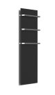 Radiátor, AREZZO design ONYX 3 BLACK MATT elektromos törölközőszárító radiátor