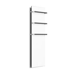   Radiátor, AREZZO design ONYX 3 WHITE MATT elektromos törölközőszárító radiátor