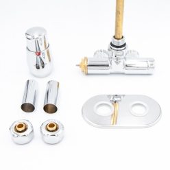   Radiátor szelep, AREZZO design SPEARPEX/UNICO radiátor szelep króm, jobb AR-SPEARPEX-CR-R