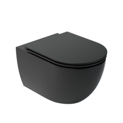   WC, AREZZO design ARIZONA Vortex Rimless függesztett wc fekete