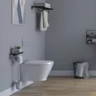 WC, AREZZO design VERMONT függesztett peremnélküli wc AR-600R