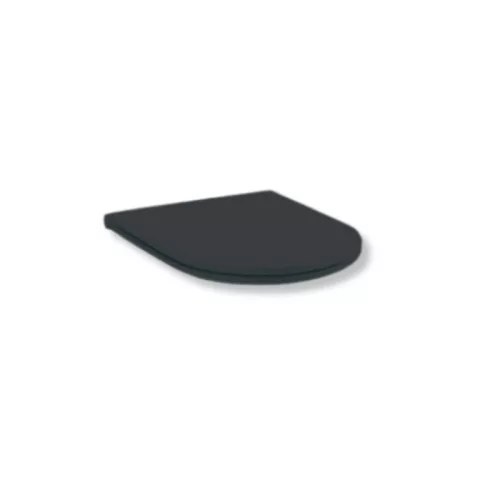 WC tető, AREZZO design ARIZONA Slim Soft Close lecsapódásgátlós WC tető FEKETE AR-ASCSLIMB