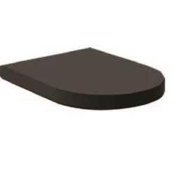   WC tető, AREZZO design INDIANA soft close wc tető fekete AR-ISCB
