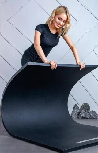 Zuhanytálca, AREZZO design SOLIDSoft zuhanytálca 100x90 cm, FEHÉR, színazonos lefolyóval (2 doboz
