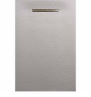 Zuhanytálca, AREZZO design SOLIDSoft zuhanytálca 140x100 cm, BETON, egyenes lefolyóval (2 doboz)