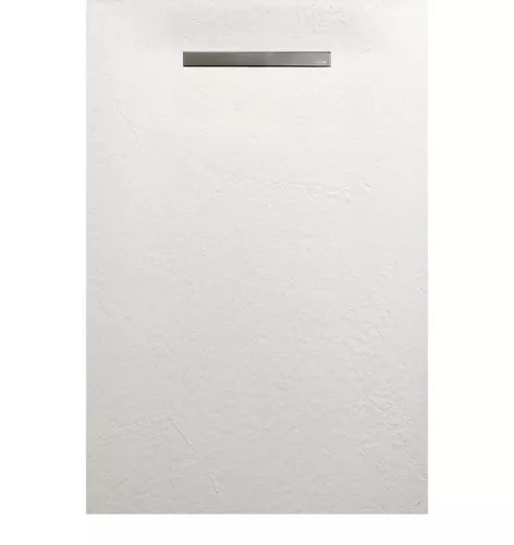 Zuhanytálca, AREZZO design SOLIDSoft zuhanytálca 206x90 cm, FEHÉR, egyenes lefolyóval (2 doboz)