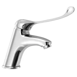   Mosdó csaptelep, Aqualine KASIOPEA mosdócsaptelep 1107-44, orvosi karral, króm