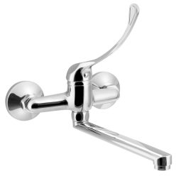   Zuhany csaptelep, Aqualine zuhany csaptelep 52034, 220mm kifolyócsővel és orvosi karral