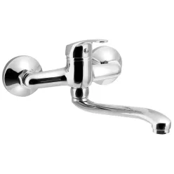   Zuhany csaptelep, Aqualine zuhany csaptelep 52145, 220mm kifolyócsővel és orvosi karral