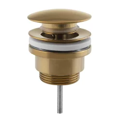   Lefolyó, Sapho click-clack mosdólefolyó, 5/4“, matt arany (CV1002GB)