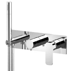   Falba süllyesztett csaptelep, Sapho SPY falba süllyesztett csaptelep PY52 zuhanyszettel, króm